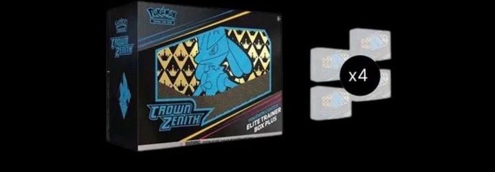 Pokemon Center Exclusive Crown Zenith Elite Trainer Box Sealed Case