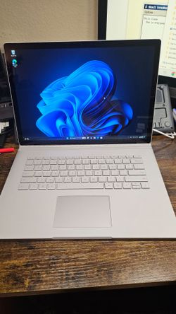 Surface Book 3 15in, 2k touchscreen, i7-10th gen, 16gb ram, 256gb ssd. Used, good working, bios has password lock but windows no lock can work well. C