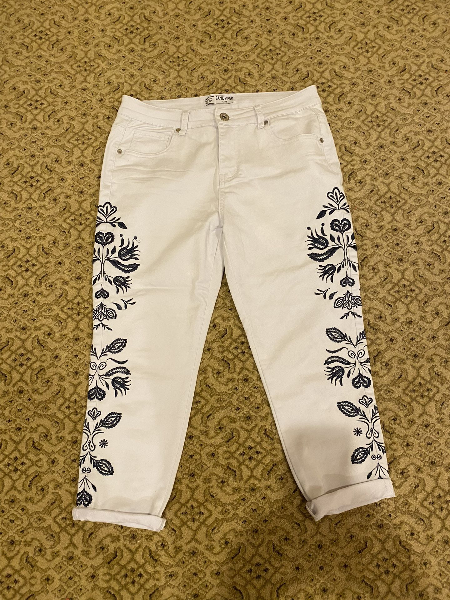Stretch Crop Pants Size 14