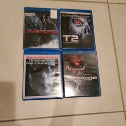 Terminator 1-4 Bluray Collection - Mint Condition/BRAND-NEW 
