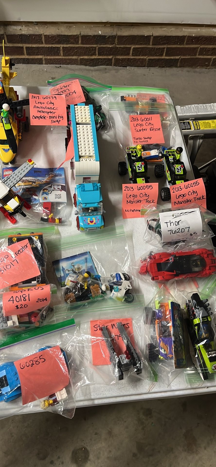 Legos! TMNT, Marvel, Lego City, Creator, Technic, Disney