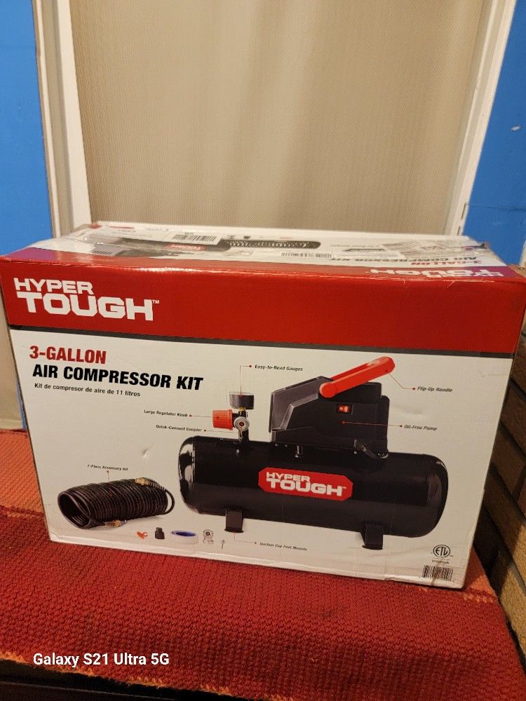 Brand New Air Compressor Kit (3 Gallon)