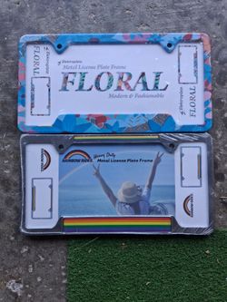 Metal License plate frames