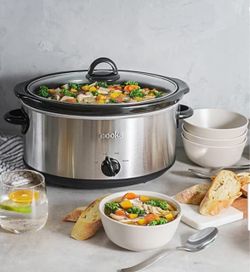 Cooks Stainless Steel Slow Cooker 6.0  qt Model 6000-SS