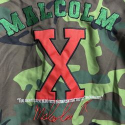 Malcom X Camo Bomber jacket by Headgear Classics, mens XL, BNWT