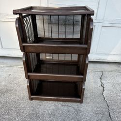 Brown Retro Stackable Shelves