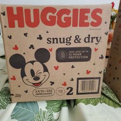 Huggies Snug And Dry Size 2 $40 EACH BOX