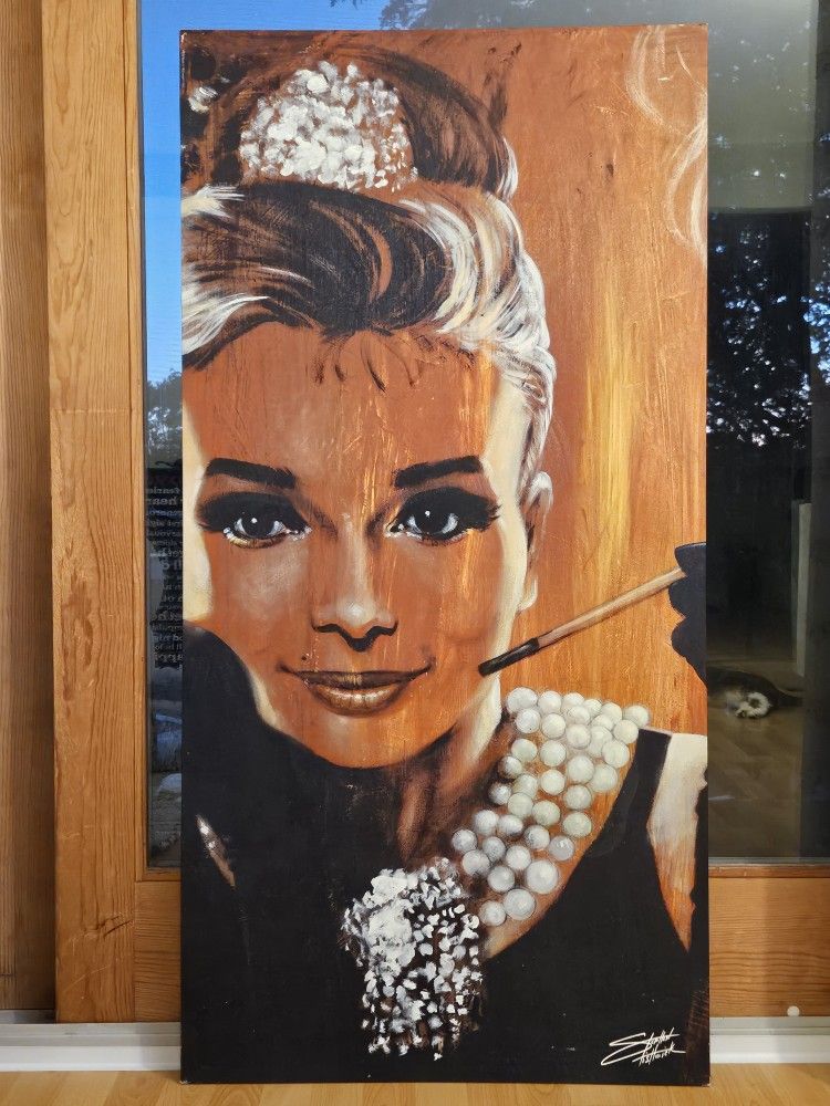 Audrey Hepburn Canvas Wall Art