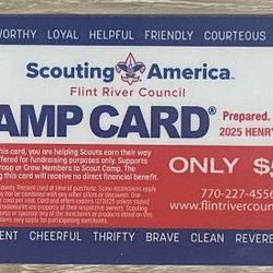 🏕️ BSA Discount Card Fundraiser 🏕️