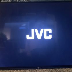 50 Inch JVC TV, Black