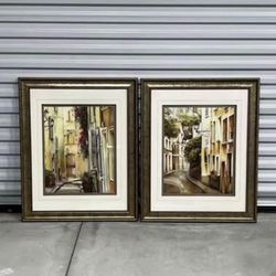 PAIR of Framed Prints / Wall Art
