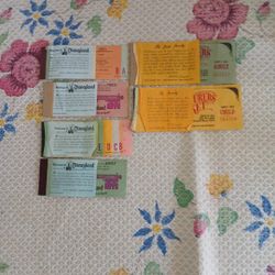 Disney & Knotts Berry Farm Paper Tickets