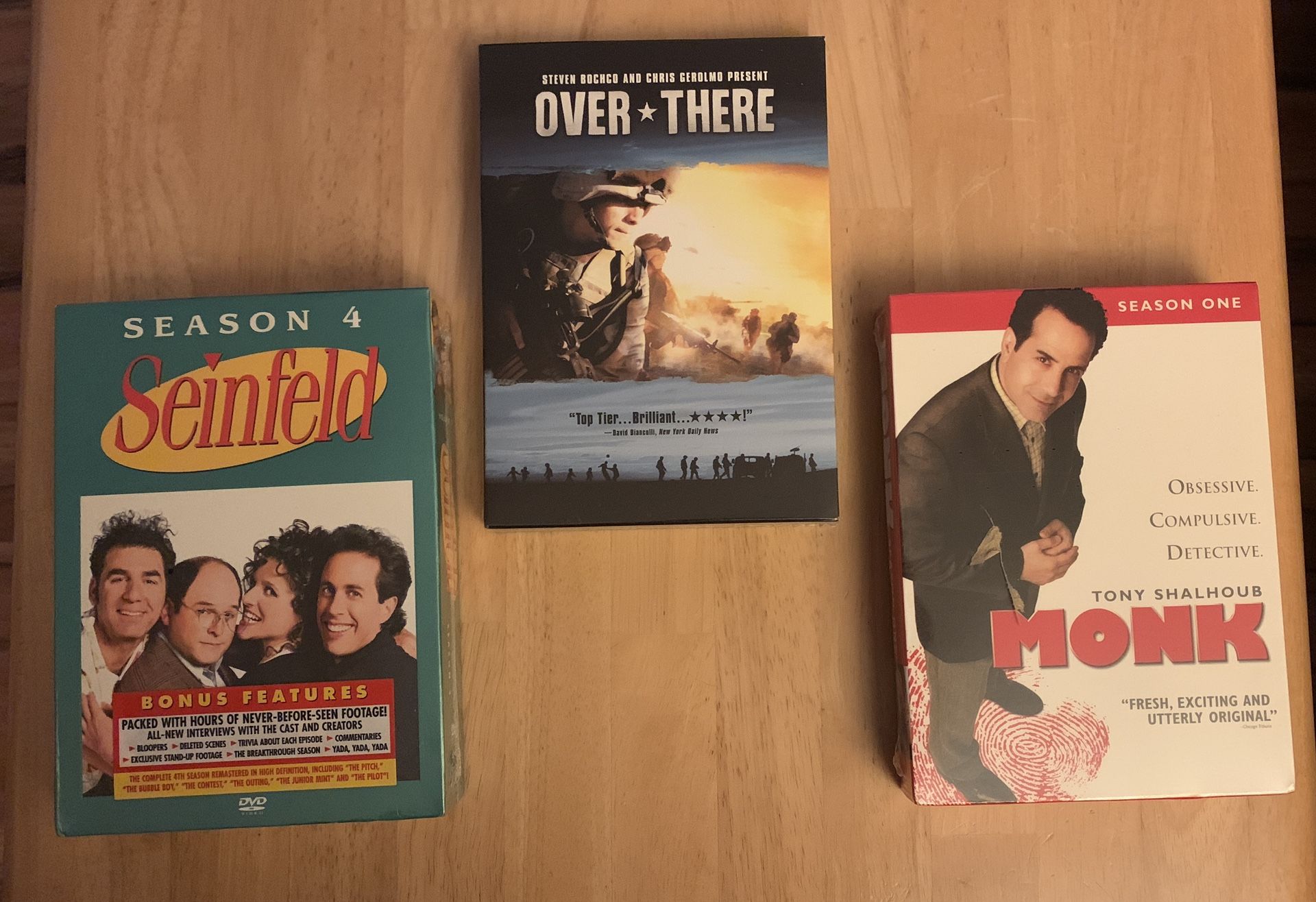 TV Shows on DVD ($10 for one or $20 For three)