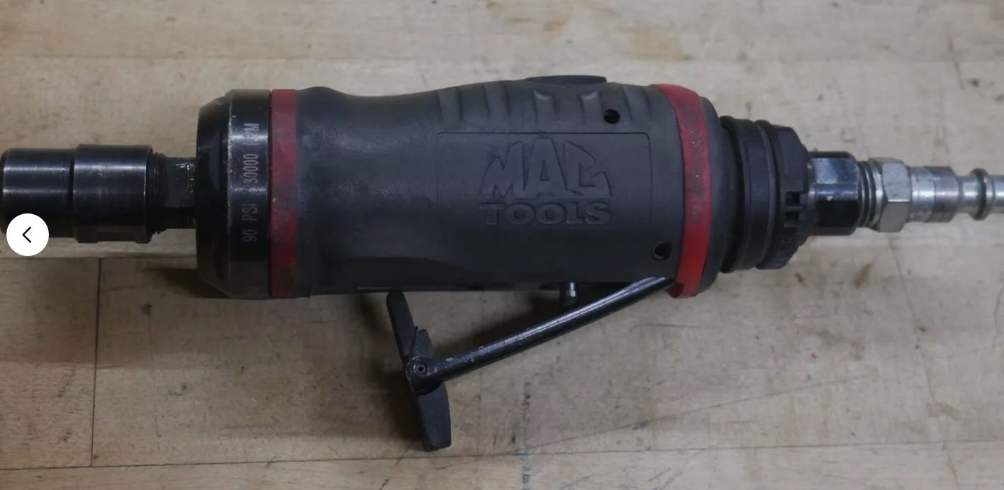 MAC Tools AG325S 1/4" Collet Premium 0.3-hp Straight Air Die Grinder. used. tested. in a good working order.