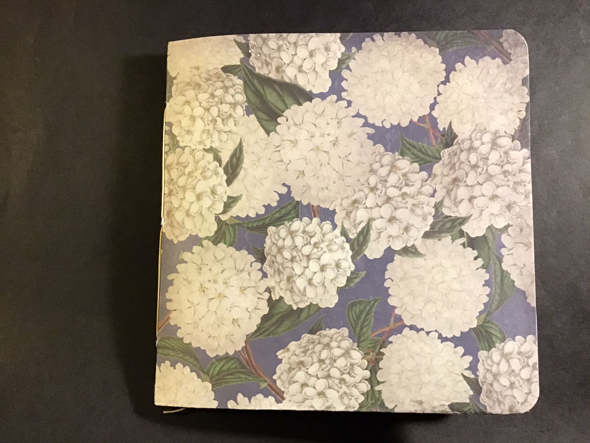 New handmade journal 6”x6” w/assortment of paper. 64 pages.