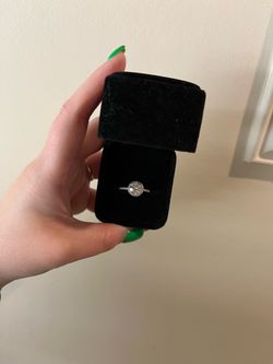 Moissanite 1.5ct Ring 925. Sterling Silver