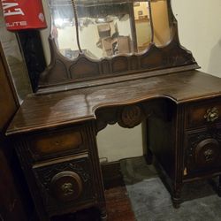 Dresser And Cabinet