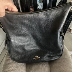 Coach Black Leather Purse