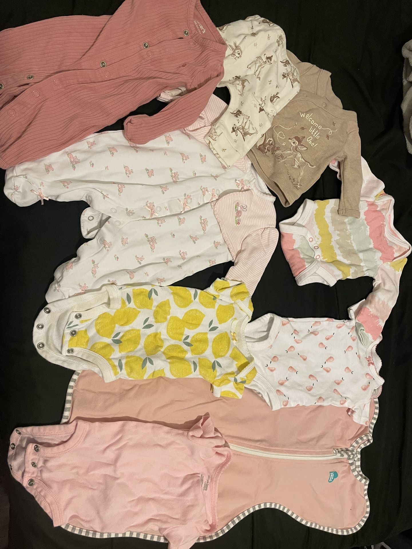 Newborn Baby Girl Clothes $15 Pickup Only