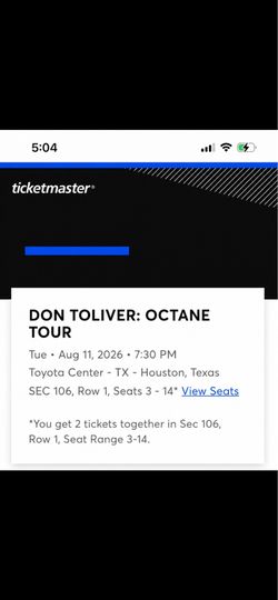 Don Toliver Octane Tour