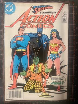 Superman in Action Comics #(contact info removed) (Newsstand Edition)- bagged and boarded