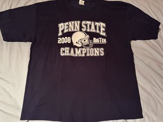 Penn State University Nittany Lions Big Ten Champions Shirt; Men’s 2XL