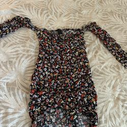 Off The Shoulder Floral Dress