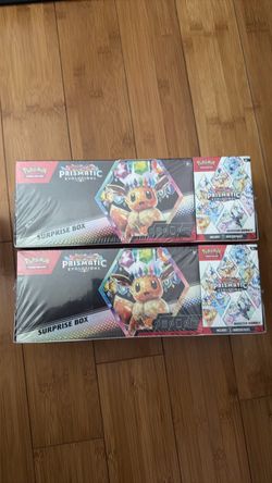 Pokemon Prismatic Surprise Box Sam’s Club Bundle