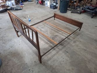 Queen bed frame and headboard