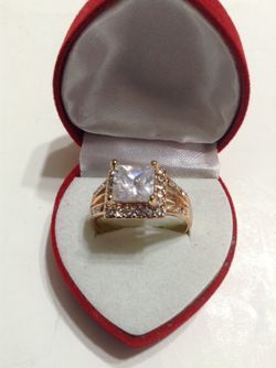 14k clad ring