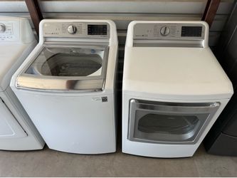 LG washer and electric dryer 5.0/7.4 CUFT
