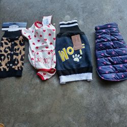 Doggy Out Fits 10.00 Each New