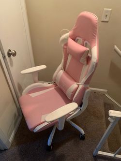 Pink vitesse gaming chair