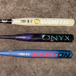 USSSA Slowpitch Softball Bats (Easton, Onyx, Worth)