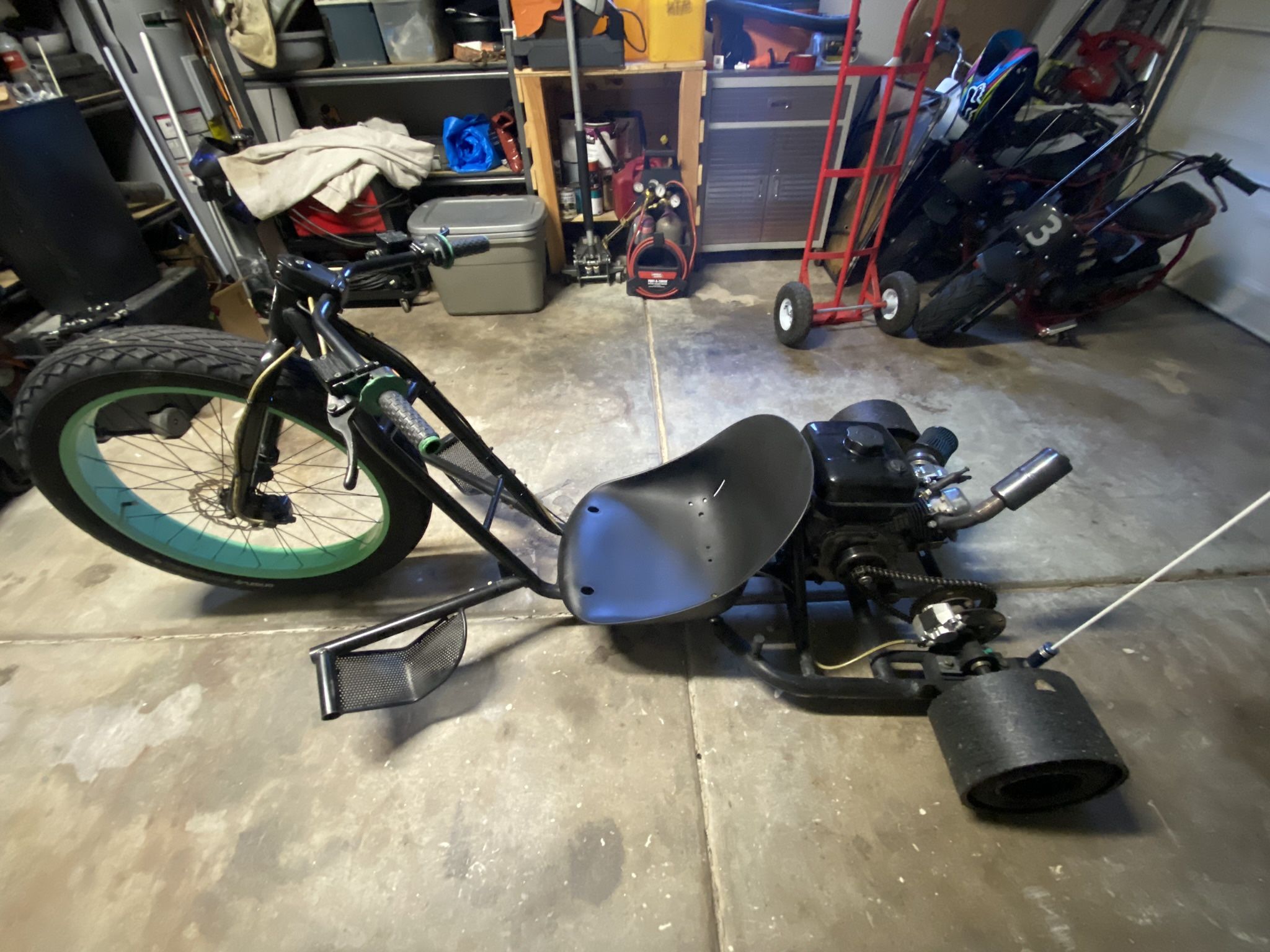 Gas powered drift trike
