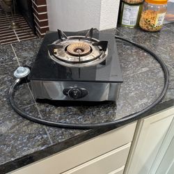 Class With Stainless lessBurner Gas 