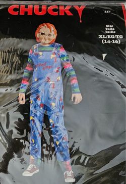Chucky costume size xl youth