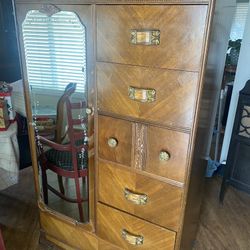 Antique- Solid Wood Beautiful Armoire