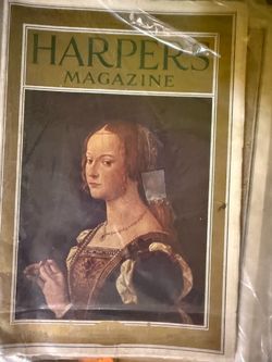 Harper’s magazine from mid 1920s