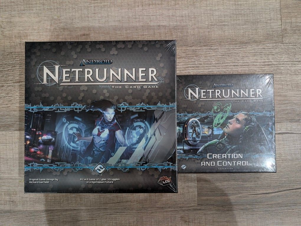 Netrunner Board Game + Creation & Control Expansion SEALED