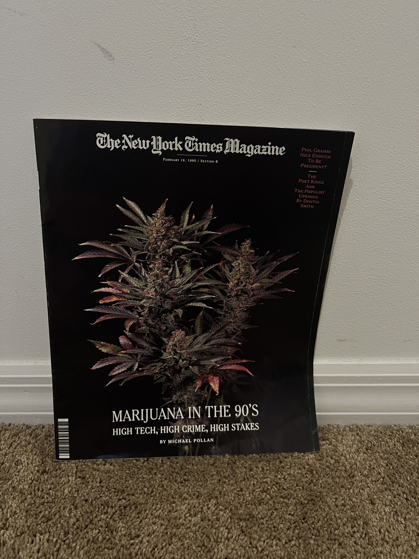 New York Times Magazine Feb 19, 1995 - Marijuana In The 90’s