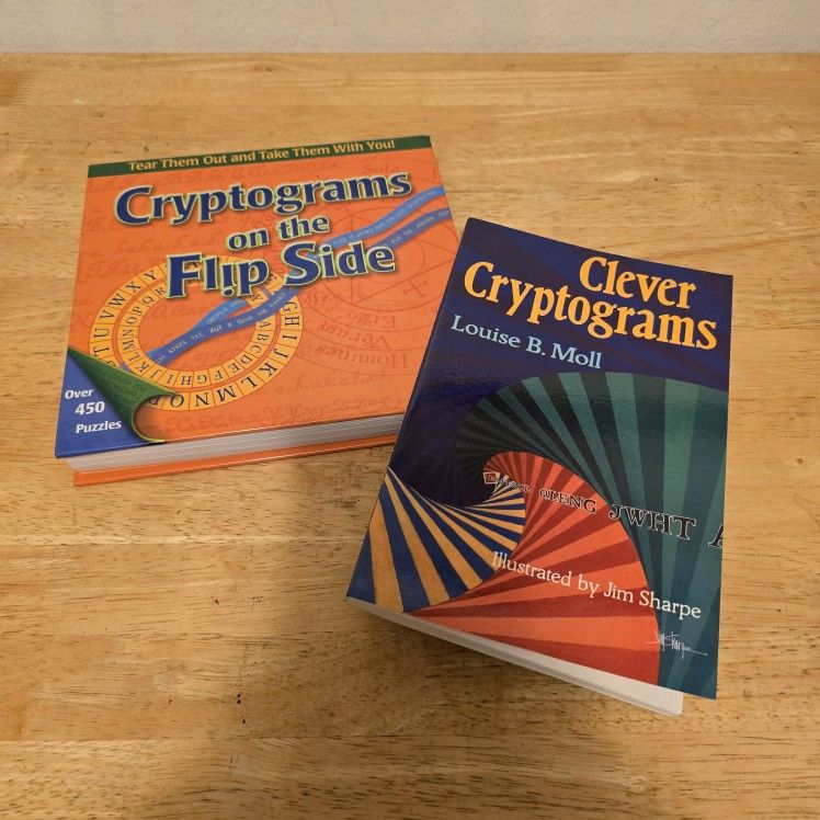 2 cryptogram books New