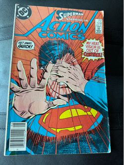 Action Comics #558 Newsstand Variant (DC Comics August 1984) Good
