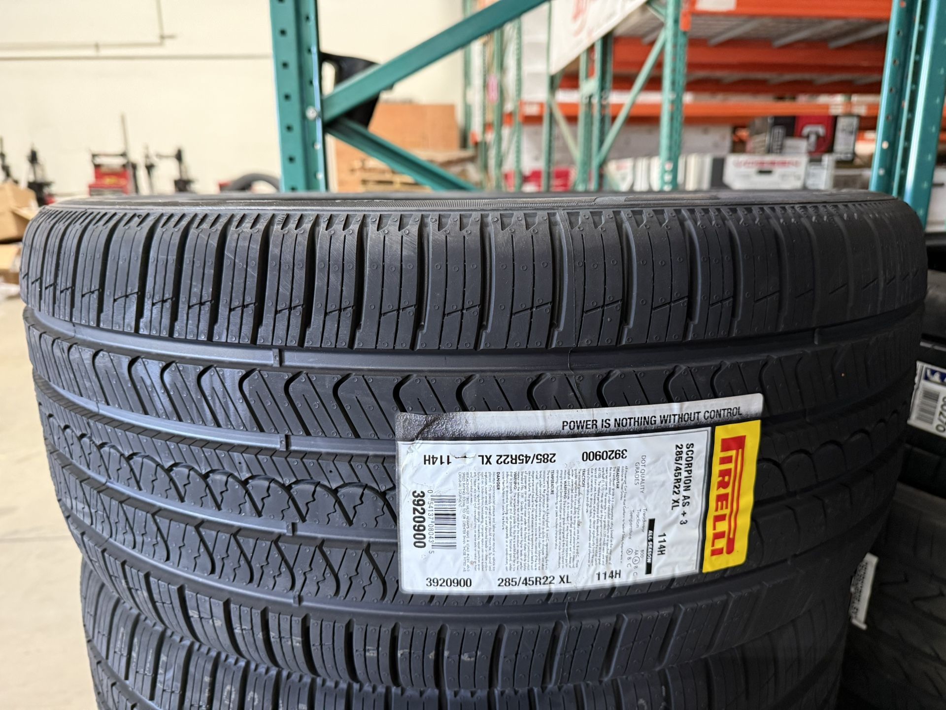 1 New Tire Pirelli Scorpion AS Plus 3 Size 285/45R22