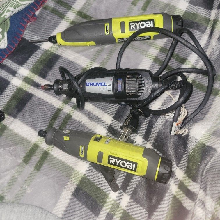 2,herramientas Giratorias RYOBI , 1 DREMEL2001,