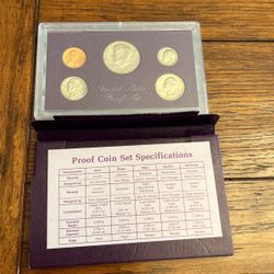 1987 US Mint Proof Mint Set