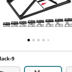 Elevated Dog Bowls for Large Giant Dogs Pets, Non-Slip No Spill Dog Bowl,9 Height Adjustable Raised Dog Bowl Stand with 2 Stainless Steel Food Water B