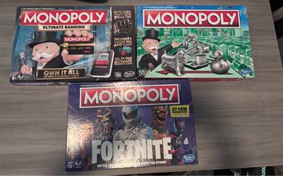 Monopoly board game bundle