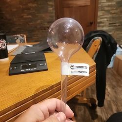 2 Outdoor Origins Orb Plastic Watering Can Clear