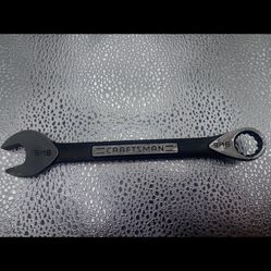 Craftsman # 12967 Black  9/16" Combo Wrench Universal Spline D-AD Used Vintage